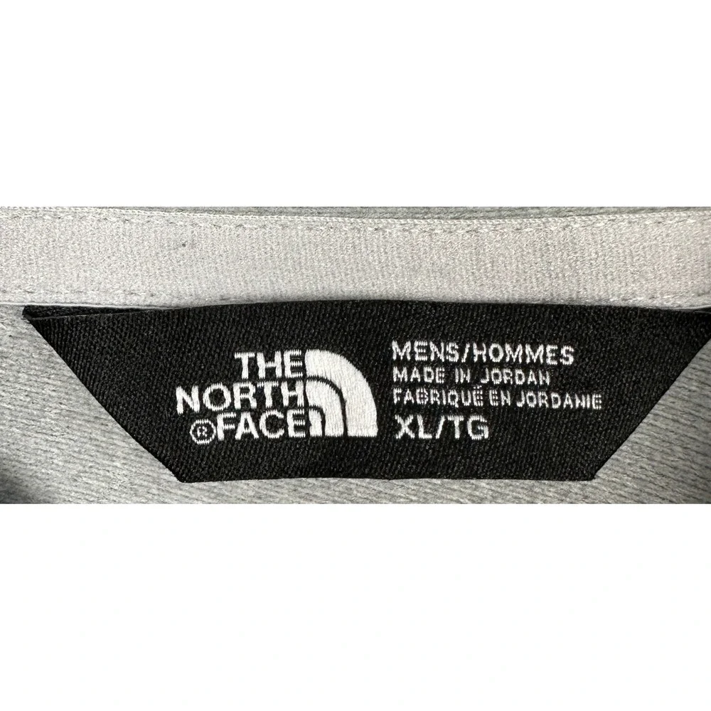 The North Face Shirt Men XL Grey Quarter Zip Pullover Long Sleeve Activewear Top